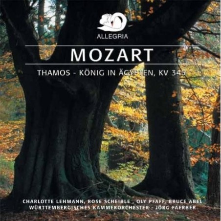 MOZART - Faerber - Thamos, König in Ägypten (Thamos, roi d'Egypte), musi